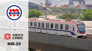 Metro de Monterrey  CRRC MM20 en Línea 1 [upl. by Norej]