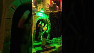 Phantom Castle ROLLER COASTER Lemax spooky town halloween spookytown lemax [upl. by Ydwor]