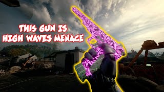 THIS GUN IS HIGH WAVES MENACE Liberty Falls BO6 Zombies [upl. by Khosrow606]