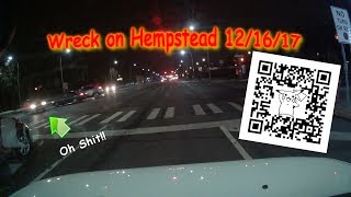 Hempstead Accident 121617 Dash Cam Footage [upl. by Lema]