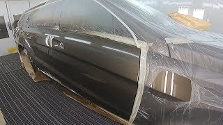 Painting car Mercedes GL  how to paint a car  Original peel amp brilliace shine [upl. by Karoline]