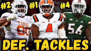 Top DTs in the 2024 NFL Draft  Defensive Tackle Rankings [upl. by Castorina301]