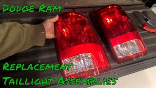 Dodge Ram 1500 TailLight Housing Replacement  4th Generation  AMAZON [upl. by Cathlene]