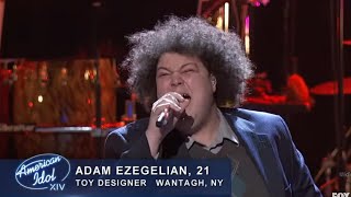 Adam Ezegelian on American Idol I Wanna Rock  2015 Top 12 Guys [upl. by Claudelle]