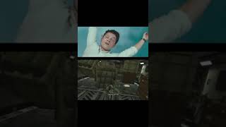 Uncharted Movie vs Game  Plane Sequence uncharted tomholland shorts [upl. by Rubie]