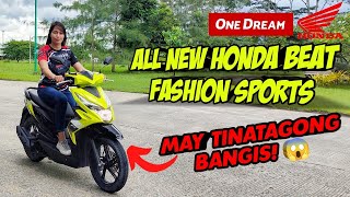 All New Honda Beat Fashion Sports Test Ride First Impression May Tinatagong Bangis [upl. by Tnecnivleahcim]