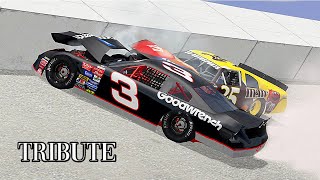 Dale Earnhardt Sr Fatal Crash Reenactment  BeamNG Drive [upl. by Norok]