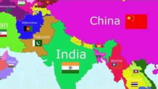 The Countries of the World Song  Asia [upl. by Anilatak]