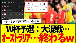 W杯アジア最終予選：FIFAランク133位相手に…オーストラリア…wwwww インドネシアが強いのか？www [upl. by Enavi]