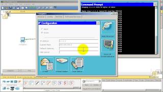 Packet Tracer Lesson 3  Assigning an IP address to computers [upl. by Enelegna]