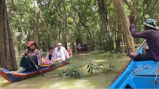 AMAZING Kampong Phluk Floating Village in Siem Reap Province Cambodia [upl. by Archibald332]