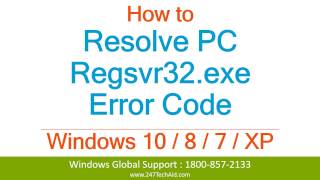 How to Resolve PC Regsvr32 exe Error Code [upl. by Harrie]