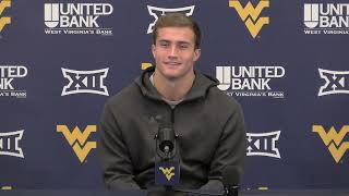 WVU Football Reid Carrico Press Conference 102124 [upl. by Eilema748]