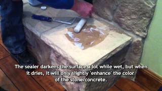 FDA Approved Concrete and stone tile sealer [upl. by Atlas888]