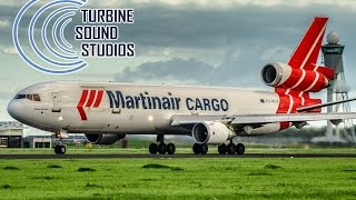 MD11 Martinair  Awesome PW4000 sounds [upl. by Ordway]