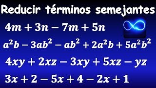 73 Reducción de términos semejantes MUY FÁCIL [upl. by Ninahs]