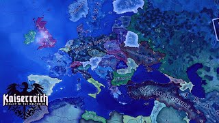 HOI4 Kaiserreich Timelapse 19361952 AI Only Pax Atlantica [upl. by Yelrahs860]