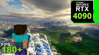 Minecraft  Distant Horizons 20 amp Bliss Shaders  RTX 4090 24GB [upl. by Kamal]