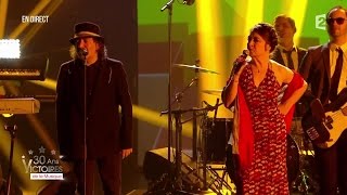 Rachid Taha amp Catherine Ringer – « Ya Rayah » Victoires de la Musique 2015 [upl. by Yznil]