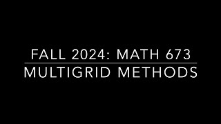 Lecture 16 Convergence of the WCycle [upl. by Irret625]