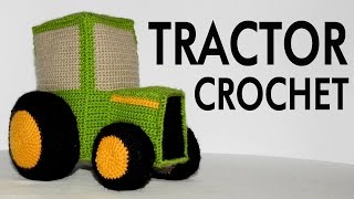 Time to crochet a tractor [upl. by Berhley]