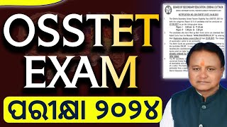 OSSTET exam date 2024  osstet exam online Apply date 2024  otet exam notification 2024 BSE odisha [upl. by Nnaillek]