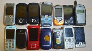 All my old Sony Ericsson phones collection [upl. by Joon]