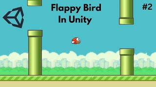 Flappy bird unityflappy flappybird unity learnunity unitytutorial 2dgame unity2d [upl. by Bremer]