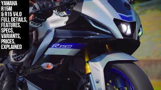 Yamaha R15M R15 V40 Variants Price Details Features Explained [upl. by Hillinck]