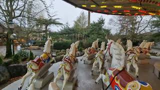 Gallopers Draaimolen Onride Attractiepark Slagharen 2023 [upl. by Tiebout]