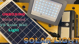 Unboxing amp Review PHILIPS Solar Flood VS PHILIPS Solar Wall Light Lampu LED Philips Tenaga Surya [upl. by Guarino91]