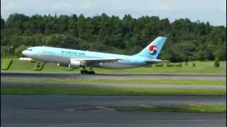 大韓航空 A300600R 離陸 成田空港 korean air A300 Narita [upl. by Obidiah]