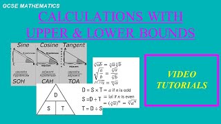 GCSE Mathematics Calculations with Upper Bounds and Lower Bounds basic calculations Grade 7 [upl. by Odraboel830]