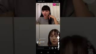 Kawaguchi Yurina IG Live with Ichika Osaki  Ryusoul Pink  Ryusoulger Ryusoulpink [upl. by Ecirual]