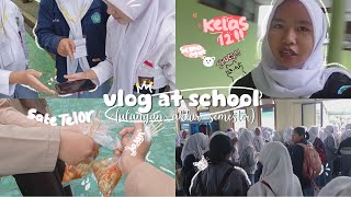 VLOG UAS 📚✏Semester 5 udah selesai  Vlog At school [upl. by Einatirb]