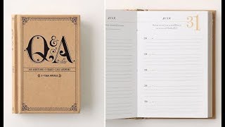 5 Year One Question a Day QampA Journal Review [upl. by Esac125]