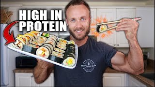 HOW TO MAKE QUINOA SUSHI ROLLS AT HOME [upl. by Watters832]