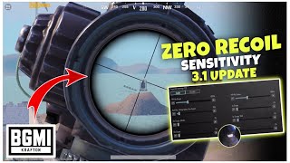 31 UPDATE ZERO RECOIL SENSITIVITY FOR LASER SPRAY IN PUBG BGMI BEST SENSITIVITY FOR ALL DEVICES [upl. by Aenahs87]