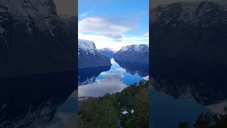 Majestic fjord in Norway and big mountain freeride skiing above stegastein [upl. by Mart]