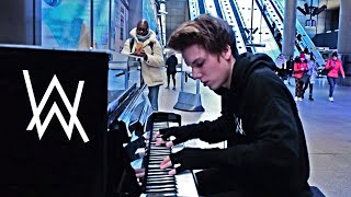 ALAN WALKER  FADED PUBLIC PIANO PERFORMANCE [upl. by Dranreb]