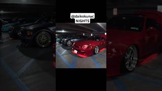 Daikoku NIGHTS NYCcar nyc yt night underground new carmeet shorts video cars shortvideo [upl. by Enelrahc459]