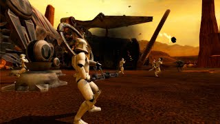 Star Wars Battlefront 2  Battle Of Geonosis  NPC Wars [upl. by Yeldua774]