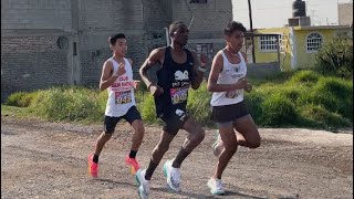 Carrera 10KM San Felipe  MEXICANO🇲🇽GANA CONTRA KENIANO 🇰🇪 [upl. by Nosretep505]