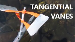 Worlds patent novelties Most efficient axial hydrokinetic turbines  tangentialscoopvanesblades [upl. by Ebanreb]