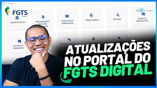 FGTS DIGITAL  ATUALIZAÇÕES NO PORTAL 082024 [upl. by Kala]