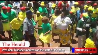 Mbare Chimurenga Choir at ZanuPF HQ for President Mugabe’s address on the state of the party [upl. by Aisel]