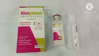 Hixopenem 500mg Injection Uses Hixopenem 1g Injection Uses Meropenem Injection Uses Hixopenem Inj [upl. by Tfat875]