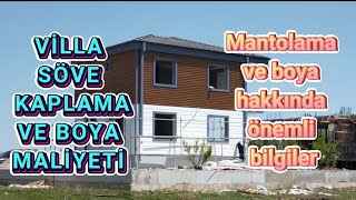 villa boya yapımı ve söve kaplama [upl. by Esinereb]