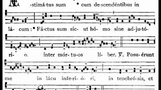 Aestimatus Gregorian responsory of Tenebrae [upl. by Teuton]