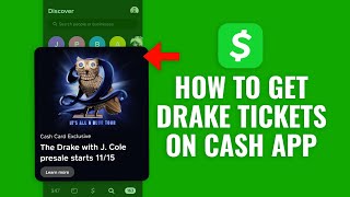 How to Get Drake Tickets on Cash App [upl. by Fugazy]